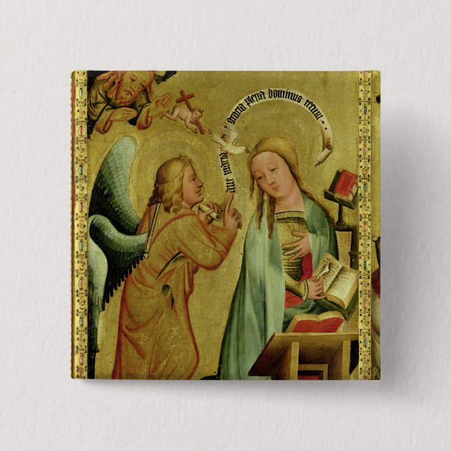The Annunciation from the High Altar Pinback Button (Front)