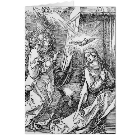 The Annunciation from the 'Small Passion' Cards (Front)