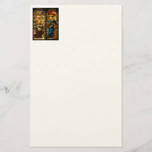 The Annunciation In Multi-Colors Stationery