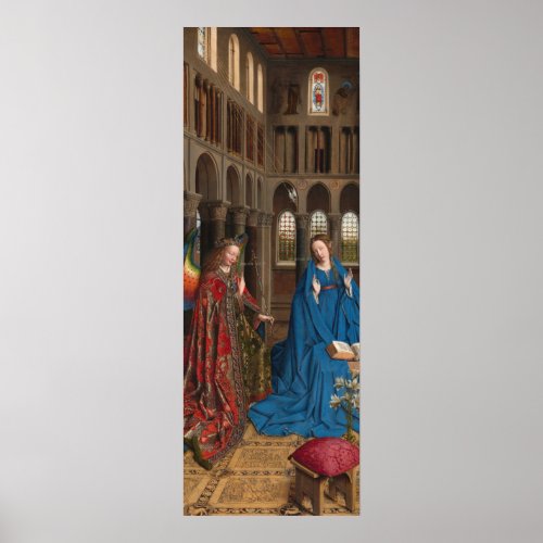 The Annunciation _ Jan van Eyck Fine Art Poster