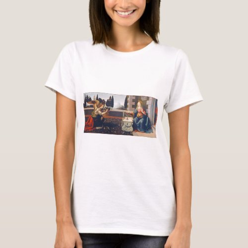 The Annunciation Leonardo da Vinci 14721473 T_Shirt