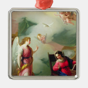The Annunciation Metal Ornament