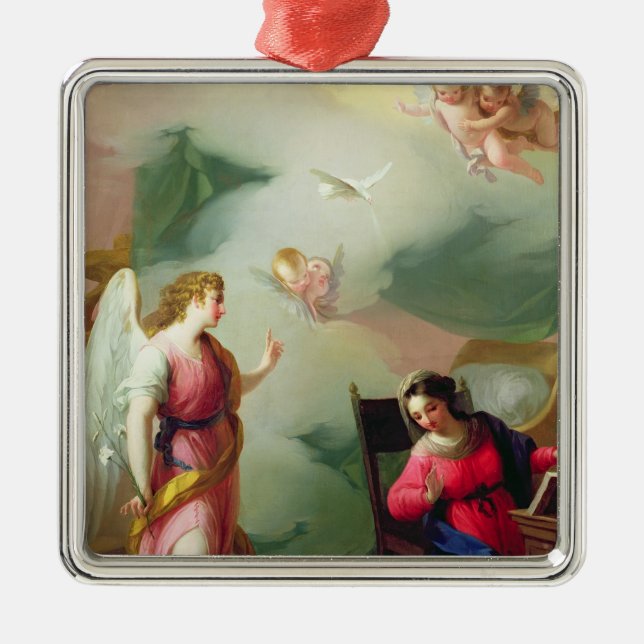The Annunciation Metal Ornament (Front)