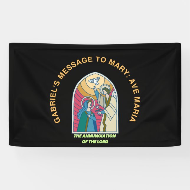 The Annunciation of the Lord Banner (Horizontal)
