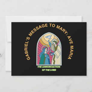 The Annunciation of the Lord Holiday Card