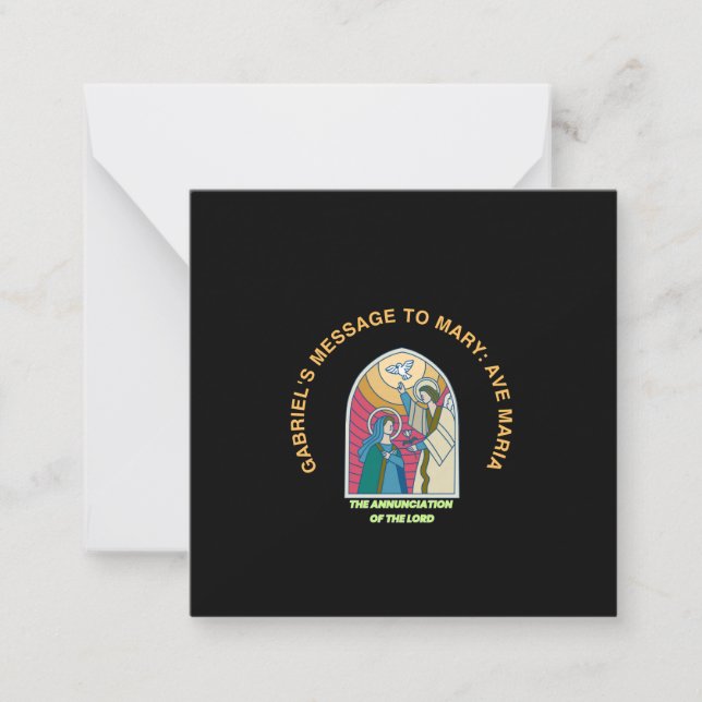 The Annunciation of the Lord Note Card (Front)