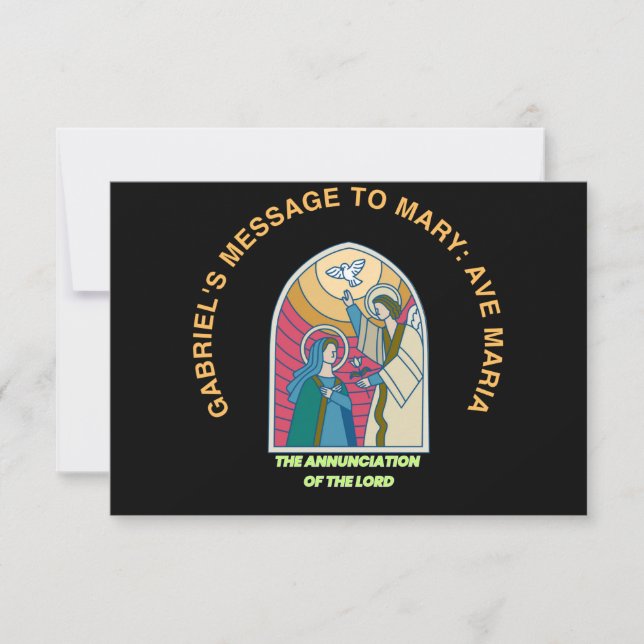 The Annunciation of the Lord Thank You Card (Front)