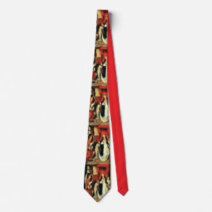 The Annunciation of Virgin Mary by Hans Memling Neck Tie
