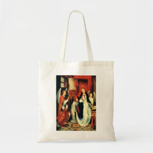 The Annunciation of Virgin Mary by Hans Memling Tote Bag