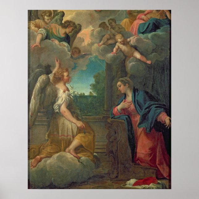 The Annunciation (oil on canvas) 2 Poster (Front)