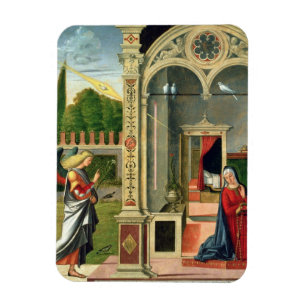 The Annunciation (oil on panel) 2 Magnet