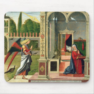 The Annunciation (oil on panel) 2 Mouse Pad