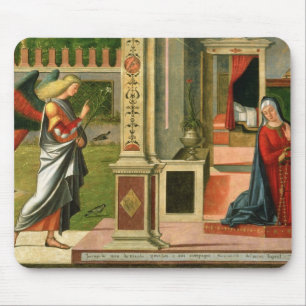The Annunciation (oil on panel) (detail of 120955) Mouse Pad