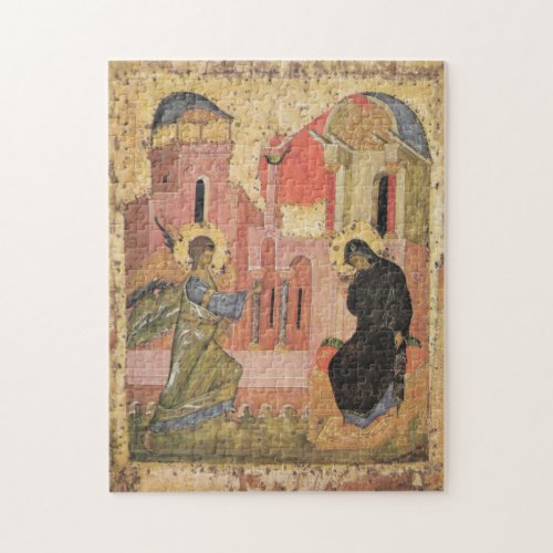 The Annunciation Orthodox Christian Icon Jigsaw Puzzle