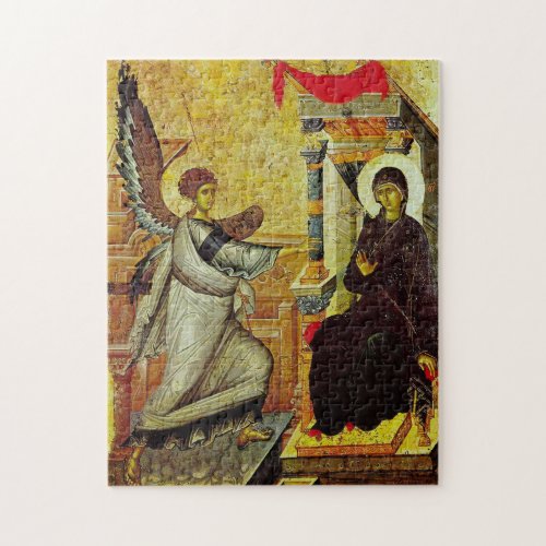 The Annunciation Orthodox Christian Icon Jigsaw Puzzle