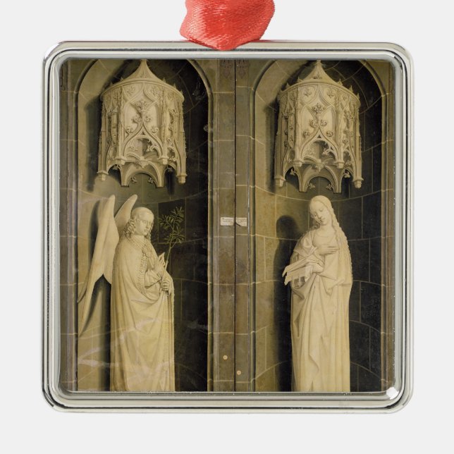 The Annunciation, outer panel from the Triptych Metal Ornament (Front)