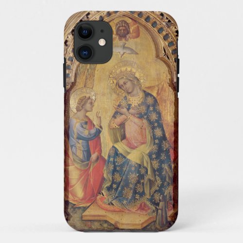 The Annunciation part of polyptych oil on panel iPhone 11 Case