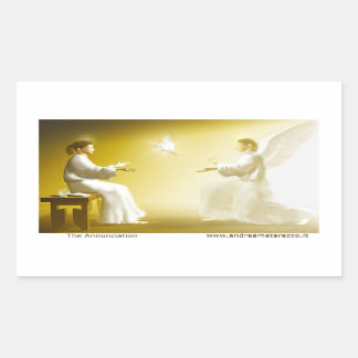 The Annunciation Rectangular Sticker
