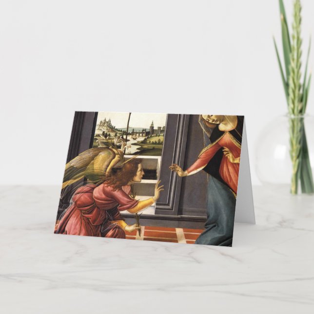 The Annunciation - Sandro Botticelli Card (Front)