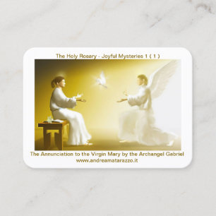 The Annunciation to Mary Holy Place Card