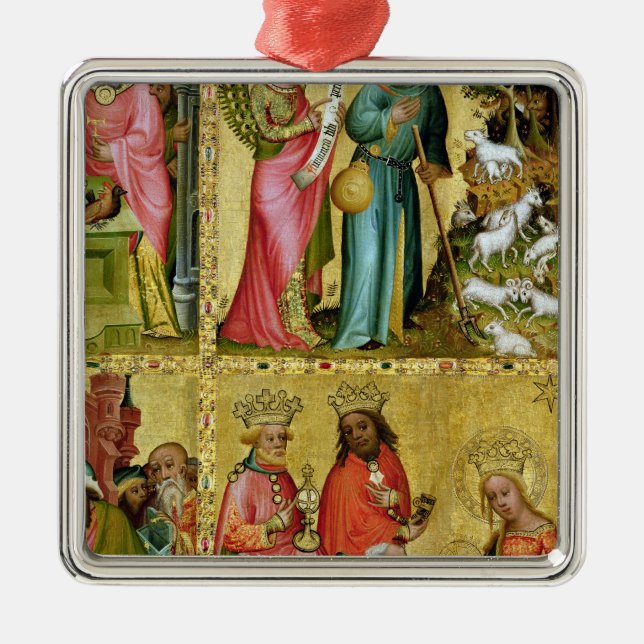 The Annunciation to St. Joachim Metal Ornament (Front)