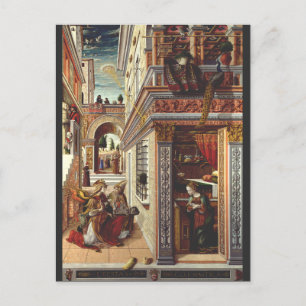 The Annunciation, with Saint Emidius Postcard