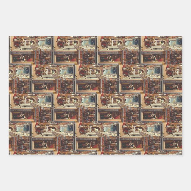 The Annunciation, with Saint Emidius Wrapping Paper Sheets (Front)