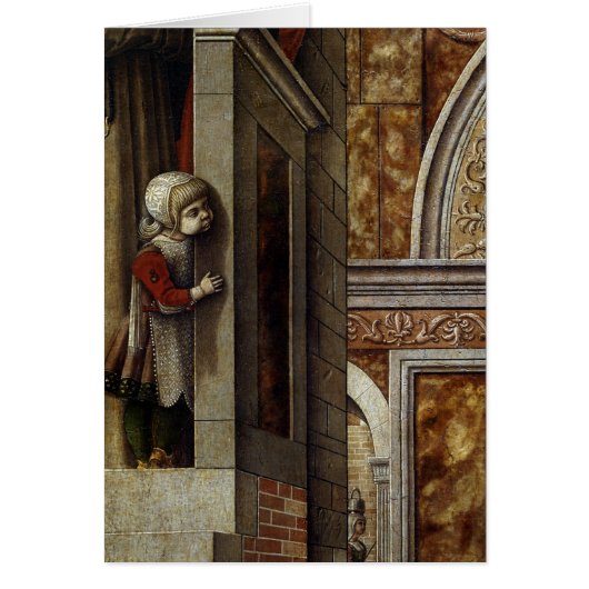 The Annunciation with St. Emidius, 1486 Cards (Front)