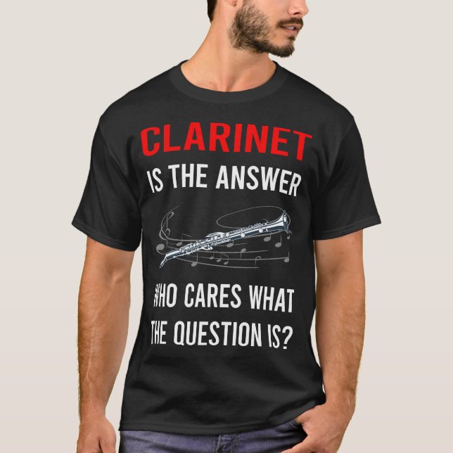 The Answer Clarinet T-Shirt (Front)