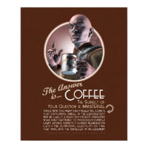 The Answer is Coffee Poster (16x20")