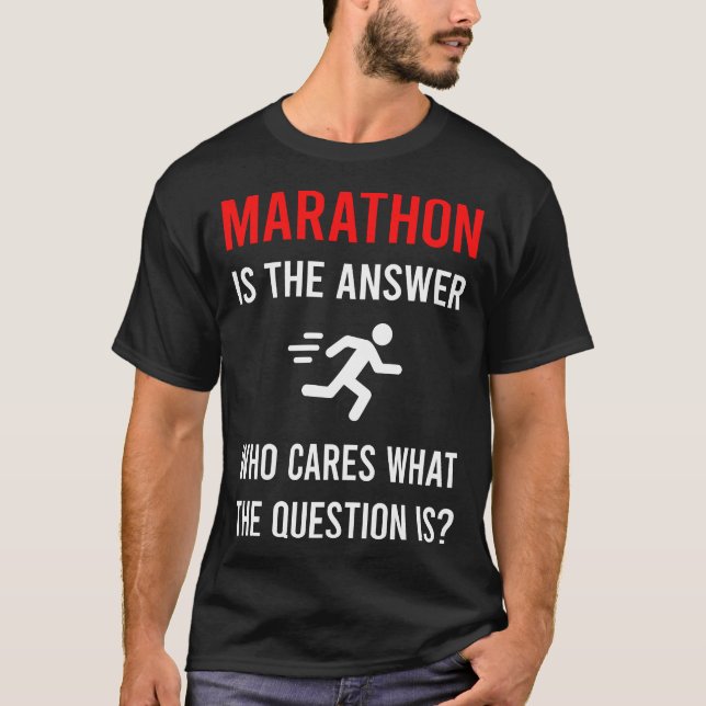 The Answer Marathon T-Shirt (Front)
