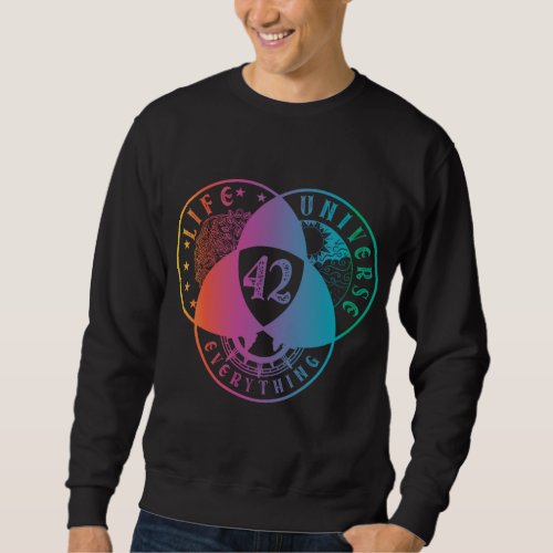 The Answer To Life Universe And Everything Univers Sweatshirt