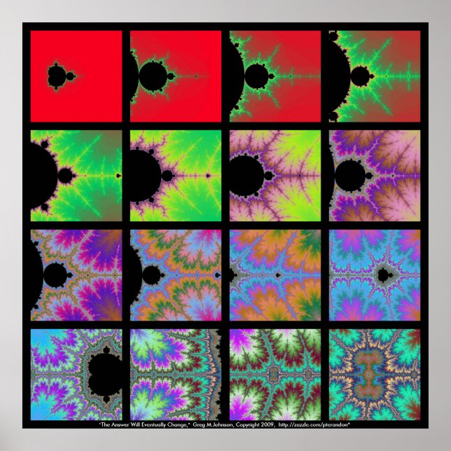 The Answer Will Eventually Change Poster (Front)