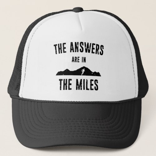 The Answers Are In The Miles Trucker Hat