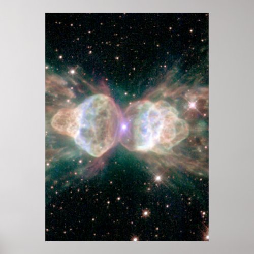 The Ant Nebula Menzel 3_ Fiery Lobes Protrude Poster