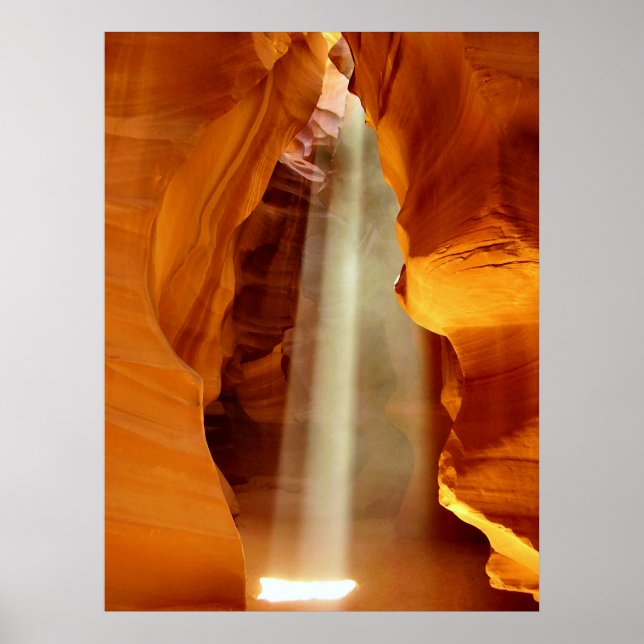 The Antelope Canyon in Arizona Poster (Front)