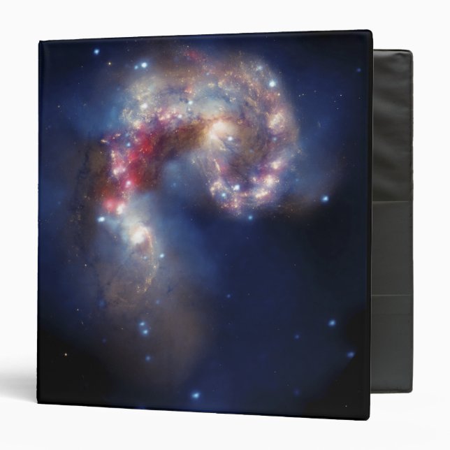 The Antennae Galaxies 3 Ring Binder (Front/Inside)