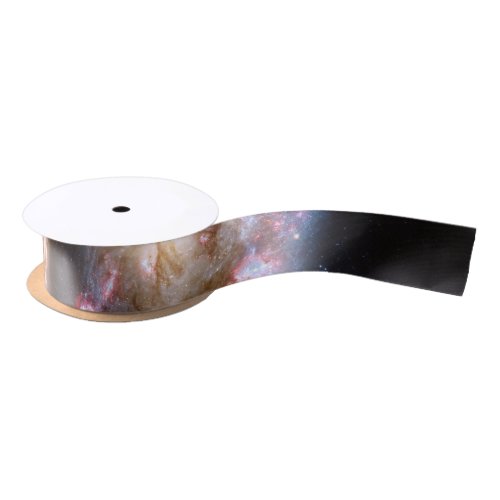 The Antennae Galaxies Celestial Photo Satin Ribbon