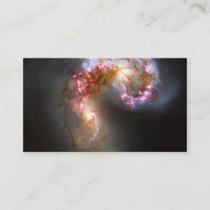 The Antennae Galaxies Photo Business Card