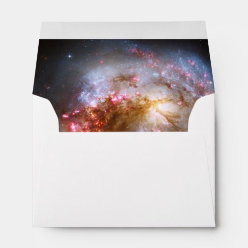 The Antennae Galaxies Pink Stars Envelope