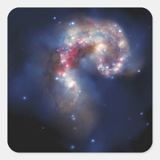 The Antennae Galaxies Square Sticker (Front)