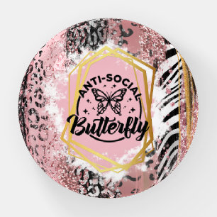 The Anti-Social Butterfly Paperweight