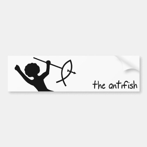 The Antifish _ Bumper Sticker