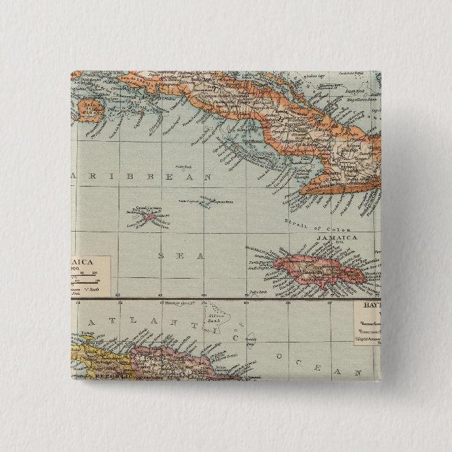 The Antilles Pinback Button (Front)