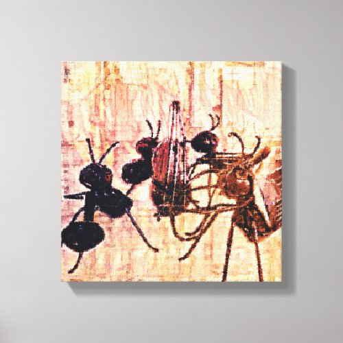 The Ants Band Canvas Print