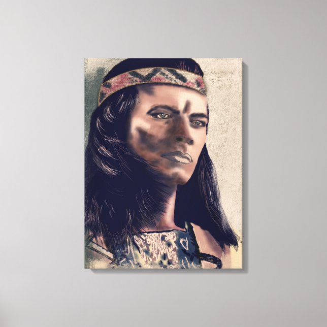The Apache - Wrapped Canvas Print (Front)