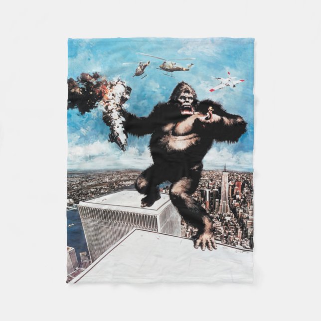 the ape Fleece Blanket (Front)