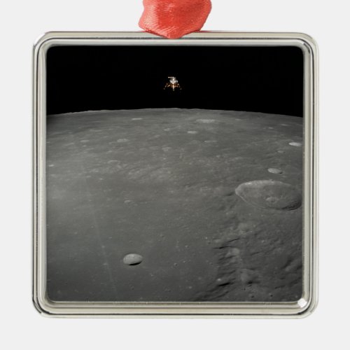 The Apollo 12 lunar module Intrepid Metal Ornament