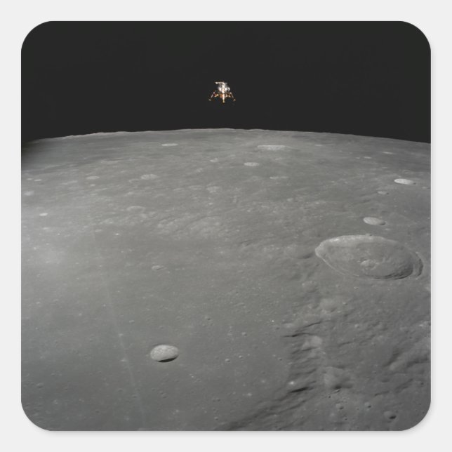 The Apollo 12 lunar module Intrepid Square Sticker (Front)