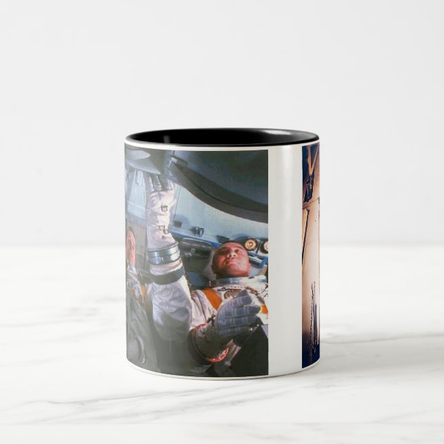 The Apollo 1 Disaster Two-Tone Coffee Mug (Center)